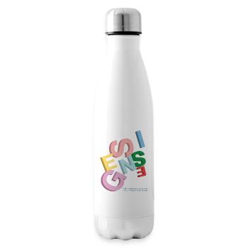 Genesis Colourful Twisted Logo - Insulated Water Bottle - white - Right