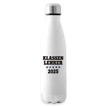 Klassen Lehrer 2025 Leiter Schule Klassenlehrer - Isolierflasche - Weiß - Rechts