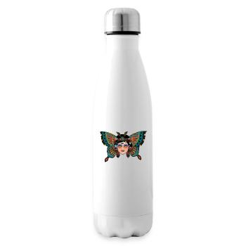Butterfly - Isolierflasche - Weiß - Rechts