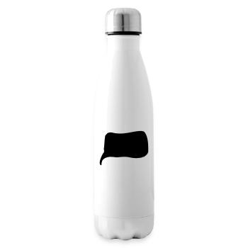 speech bubble - Insulated Water Bottle - white - Right