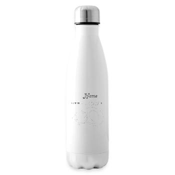 Home is where the meow is (little ball of fur) - Insulated Water Bottle - white - Right