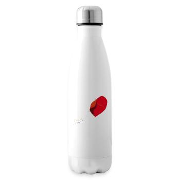 Broken heart - Insulated Water Bottle - white - Right