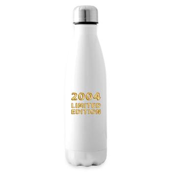 2004 Édition Limitée Anniversaire Cadeau Femme Mari - Bouteille isotherme - blanc - Droite