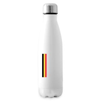 Drapeau belge Belgique Drapeau belge Belge - Bouteille isotherme - blanc - Droite