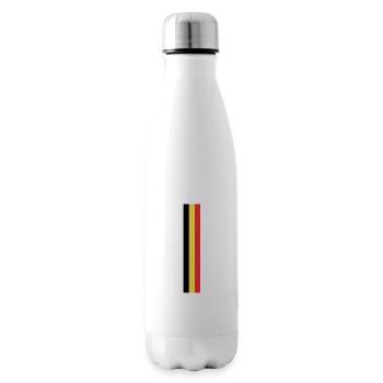 Drapeau belge Belgique Drapeau belge Belge - Bouteille isotherme - blanc - Droite