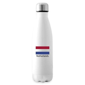 Netherlands Flag Netherlands Holland Dutch - Insulated Water Bottle - white - Right