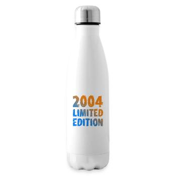 2004 Édition Limitée Anniversaire Cadeau Femme Mari - Bouteille isotherme - blanc - Droite