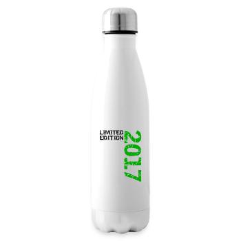 2017 Édition Limitée Anniversaire Cadeau Décoration - Bouteille isotherme - blanc - Droite