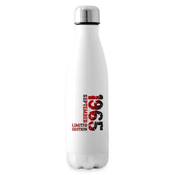 1965 September Limited Edition 58th Birthday Deco - Insulated Water Bottle - white - Right