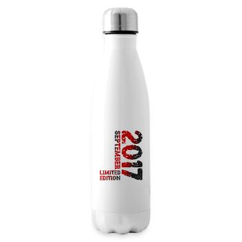 2017 September Limited Edition 6th Birthday Decoration - Insulated Water Bottle - white - Right