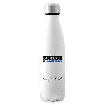 11th Birthday Gift Boys Guestbook Men - Insulated Water Bottle - white - Right