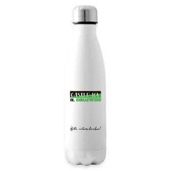 11th Birthday Gift Girls Boys Guestbook - Insulated Water Bottle - white - Right
