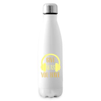 Give was you have Phalomis - Isolierflasche - Weiß - Rechts