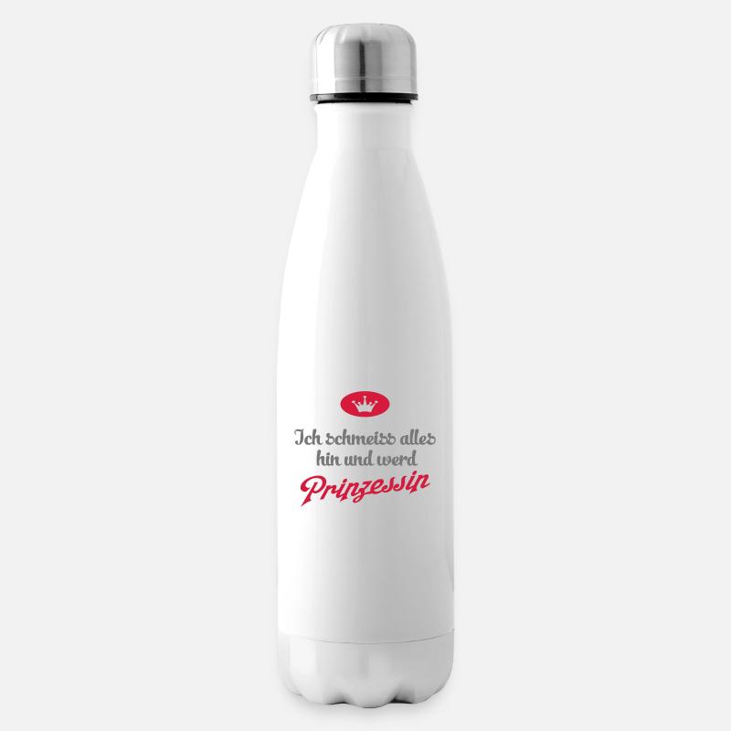 Prinzessin - Isolierflasche - Weiß