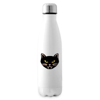 Bad cat - Insulated Water Bottle - white - Right