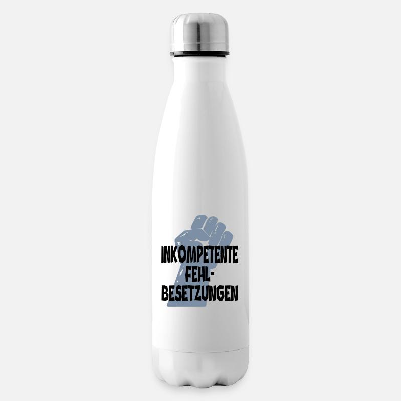 Inkompetenz - Isolierflasche - Weiß