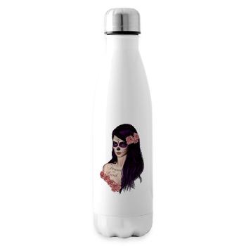 La Catrina dia dos muerto - Insulated Water Bottle - white - Right