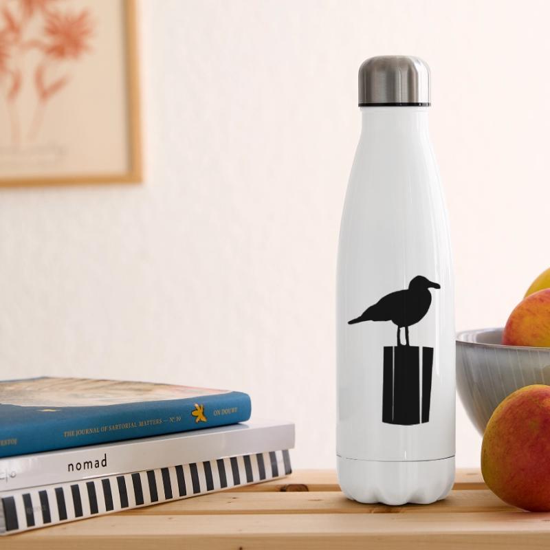 Möwe sitzend Isolierflasche