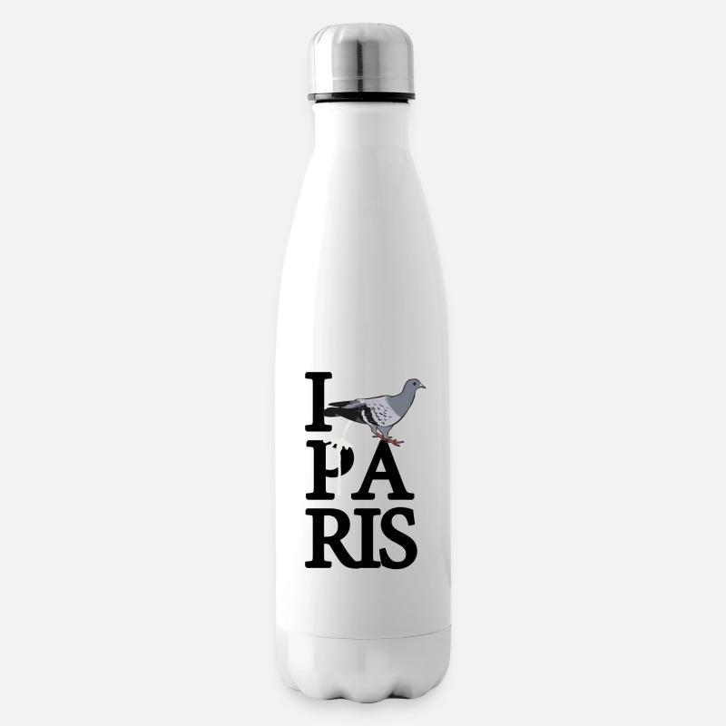 I pigeon Paris - Isolierflasche - Weiß