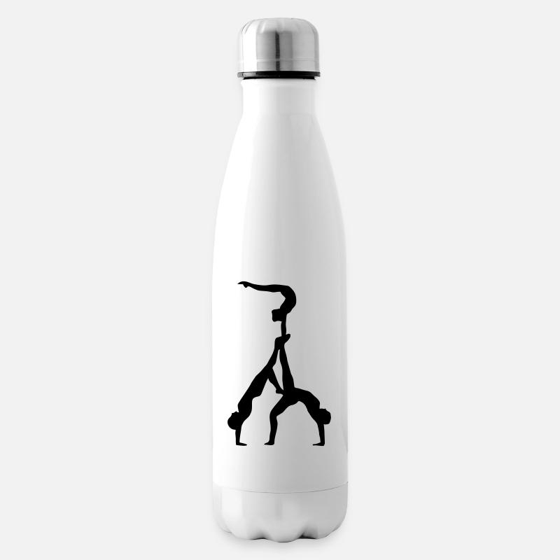 Acrobatique - Acrobatics - Bouteille isotherme - blanc