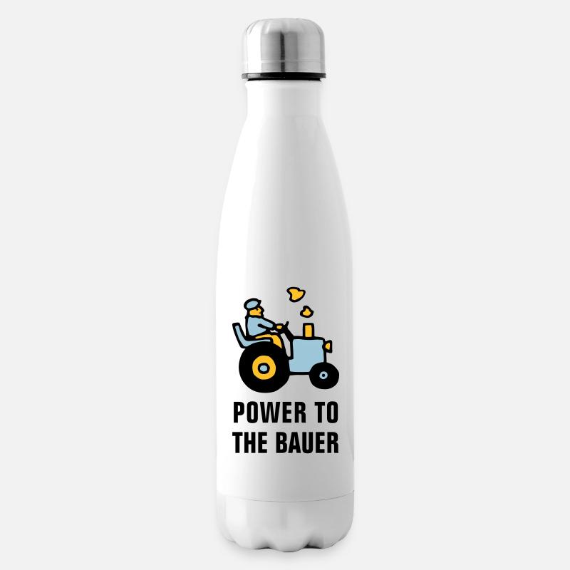 power_to_the_bauer_072011_b_3c - Isolierflasche - Weiß