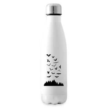 Bats & Wood - Insulated Water Bottle - white - Right