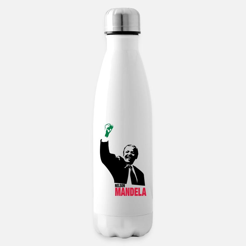MANDELA Nelson - Bouteille isotherme - blanc