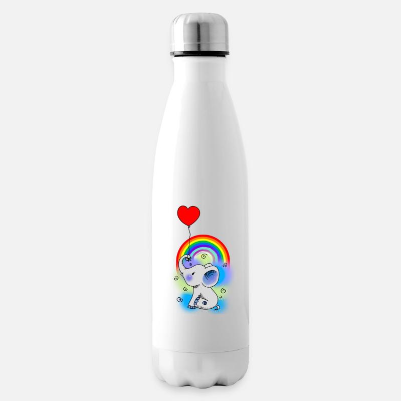 Ballon Baby Elefant Kinder Geburt Fantasy Geschenk - Isolierflasche - Weiß