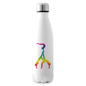Akrobatik, Turnen - Isolierflasche - Weiß - Rechts