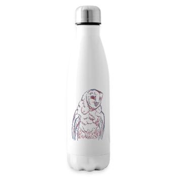 Barn owl - Bouteille isotherme - blanc - Droite