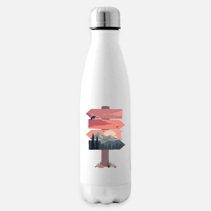 Reise - Isolierflasche - Weiß