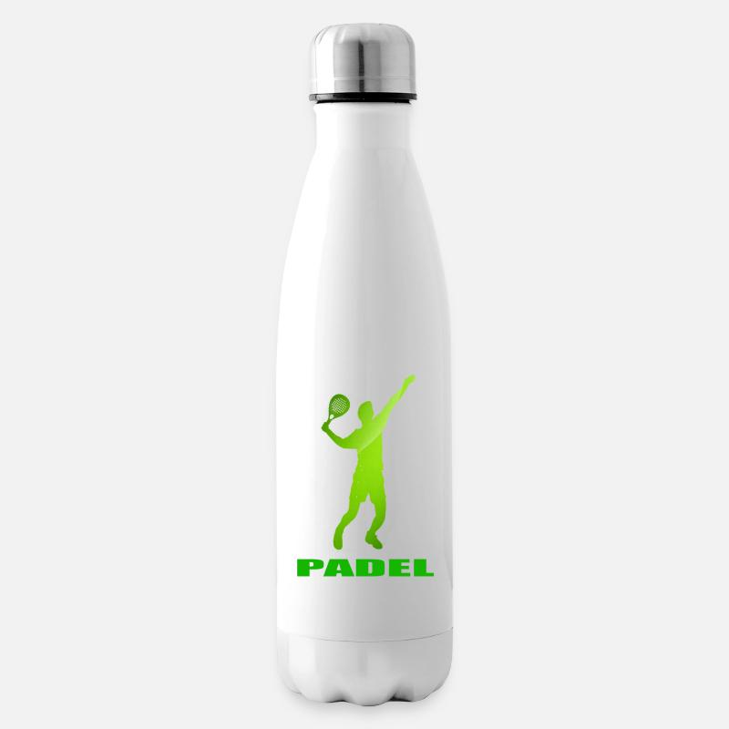 Padel - Bouteille isotherme - blanc