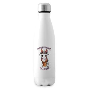 A horse is a horse - Insulated Water Bottle - white - Right