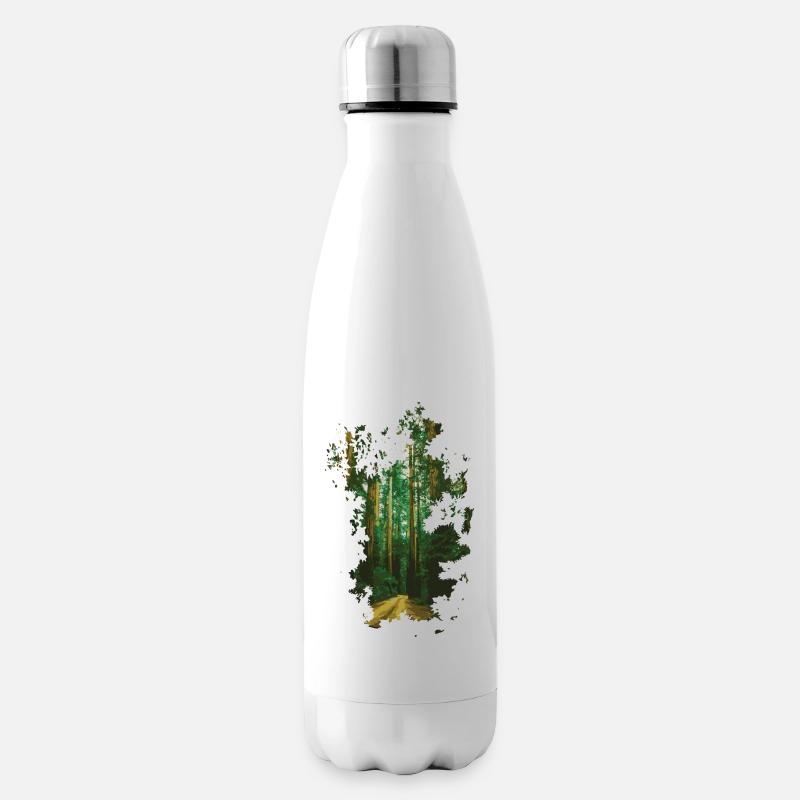 FOREST - Insulated Water Bottle - white