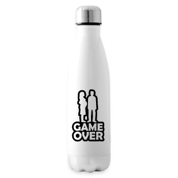Papa Mama Game Over - Isolierflasche - Weiß - Rechts