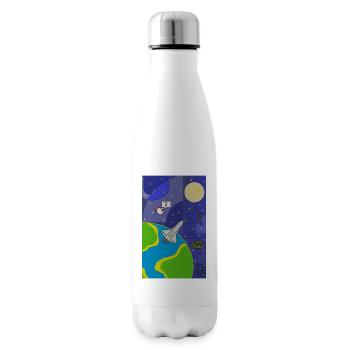 UNIVERS MONDIAL MOCHI - Bouteille isotherme - blanc - Droite