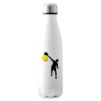 Padel man - Insulated Water Bottle - white - Right