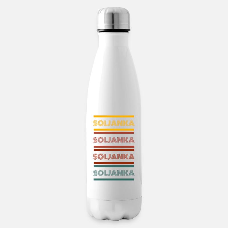 Retro Soljanka - Isolierflasche - Weiß