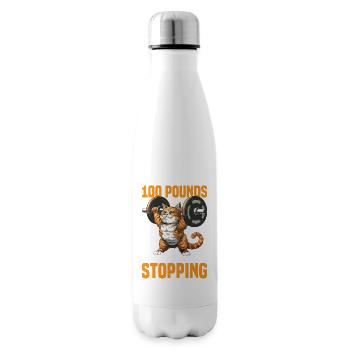 I Lost 100 Pounds And I'm Not Stopping 23 - Insulated Water Bottle - white - Right