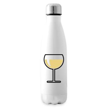 Verre à vin blanc rond (Vin blanc / Vin / 2C) - Bouteille isotherme - blanc - Droite