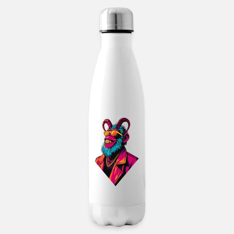 Devil Monkey - Isolierflasche - Weiß