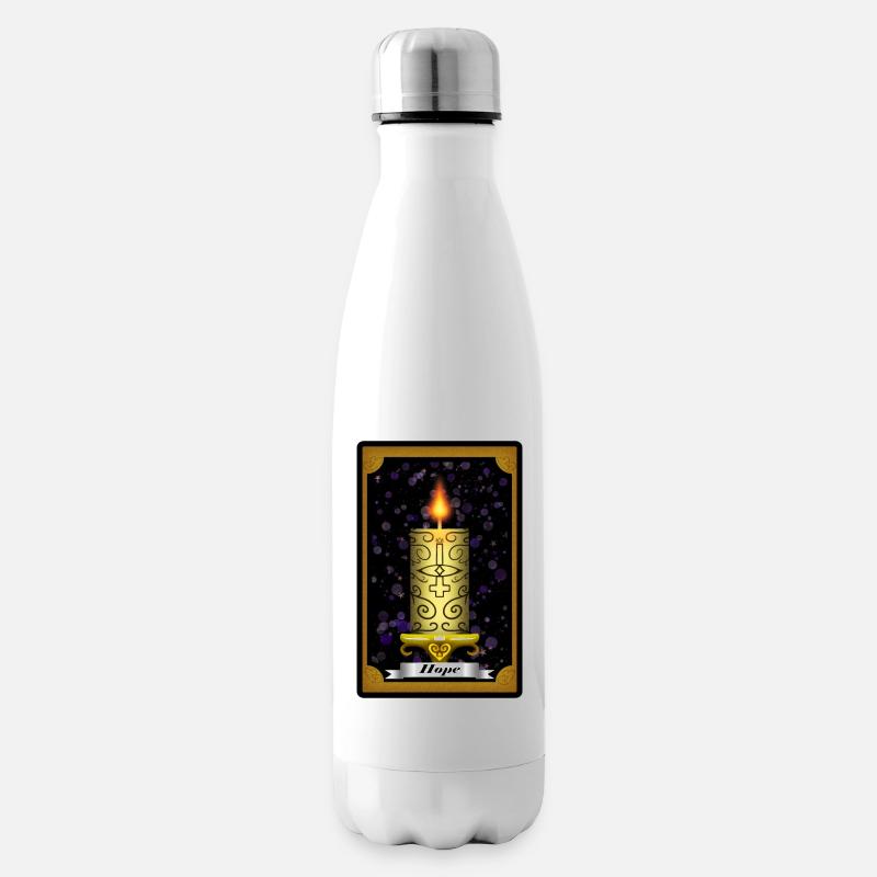 Tarotkarte "Hoffnung" - Isolierflasche - Weiß