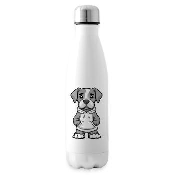 Great Dane Dog Funny - Insulated Water Bottle - white - Right