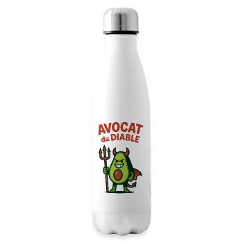 Avocat du diable - Bouteille isotherme - blanc - Droite