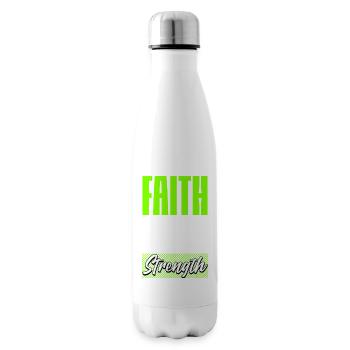 Faith is my Strength - Isolierflasche - Weiß - Rechts