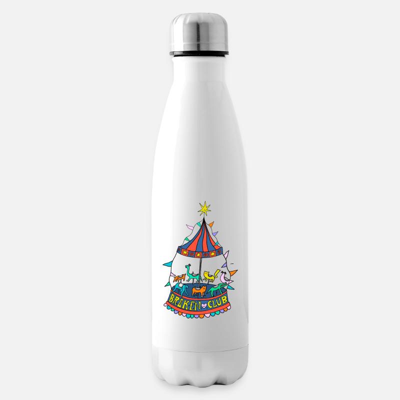 Carousel - Insulated Water Bottle - white