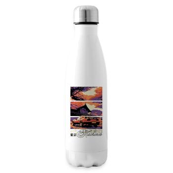 Legende des Triptychons Sunset Skyline - Isolierflasche - Weiß - Rechts