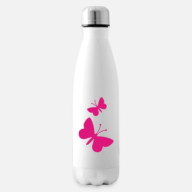 papillonscoeurs - Isolierflasche - Weiß