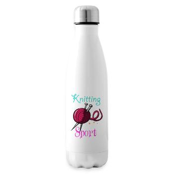 Stricken - Isolierflasche - Weiß - Rechts