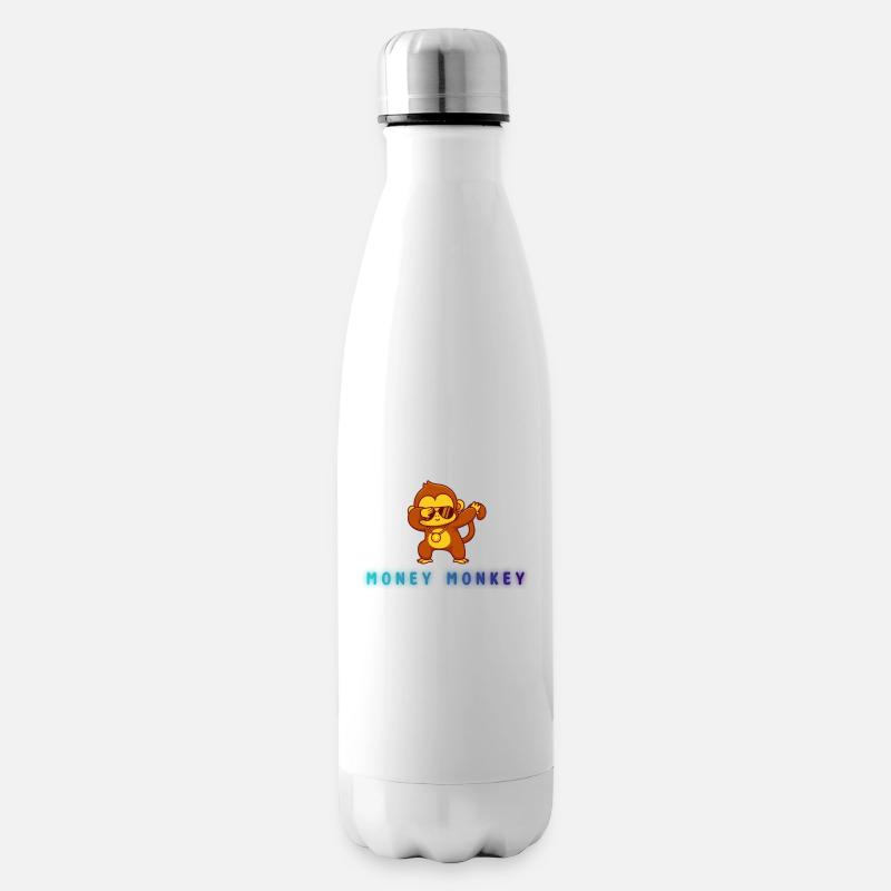 Money Monkey - Isolierflasche - Weiß